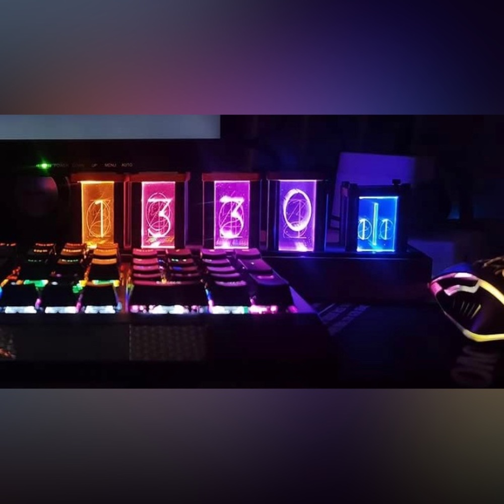 LED Glow Digital Clock